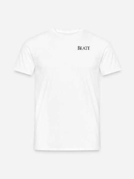 Beate black - Men's T-Shirt - white