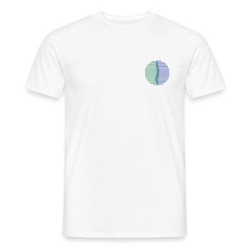 Wirbelsäule Kreis - Männer T-Shirt - Weiß - Vorne - AI Model Male 178 dark (178cm)