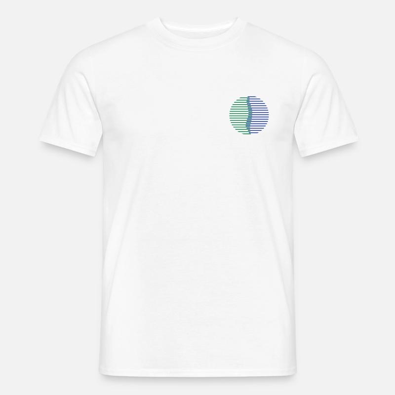 Wirbelsäule Kreis - Männer T-Shirt - undefined
