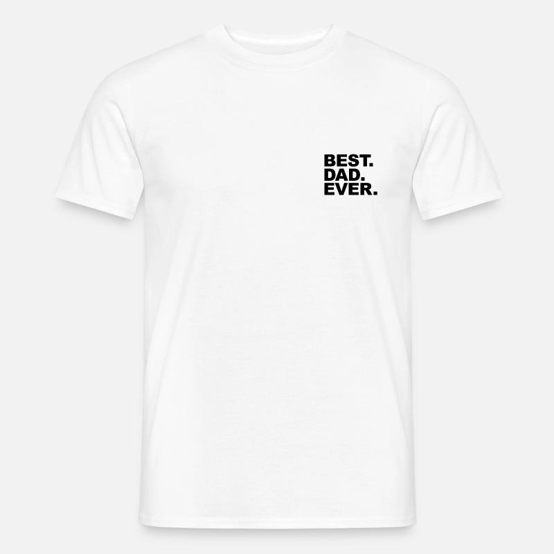 Bester Papa - Männer T-Shirt - Weiß