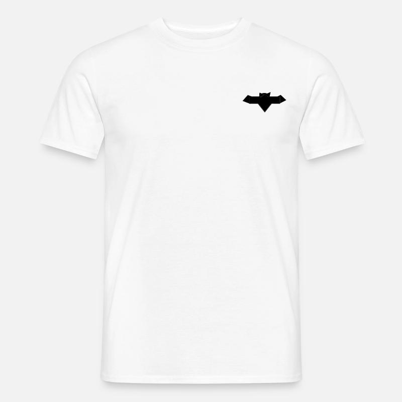 Fledermaus - Männer T-Shirt - Weiß