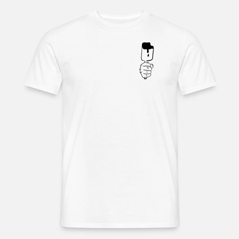 Lust auf Eis. - Männer T-Shirt - Weiß