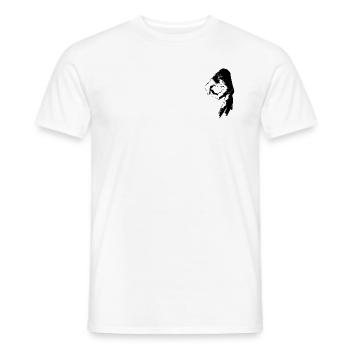 das loch spiel - Männer T-Shirt - Weiß - Vorne - AI Model Male 178 dark (178cm)
