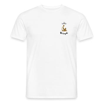 Paloiste en mouvement - T-shirt homme - blanc - Devant - AI Model Male 178 dark (178cm)