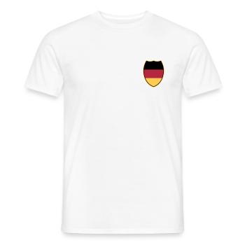 Wappen_von_Deutschland-3c - Männer T-Shirt - Weiß - Vorne - AI Model Male 178 dark (178cm)
