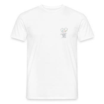 Association des Familles de Savigny &environs - T-shirt homme - blanc - Devant - AI Model Male 178 dark (178cm)