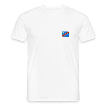 La RDC - T-shirt homme - blanc - Devant - AI Model Male 178 dark (178cm)