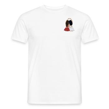 Meilleur ami - T-shirt homme - blanc - Devant - AI Model Male 178 dark (178cm)