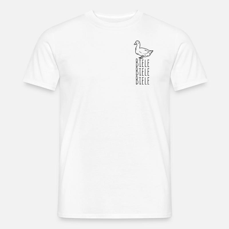 Biele Biele Biele - Männer T-Shirt - Weiß
