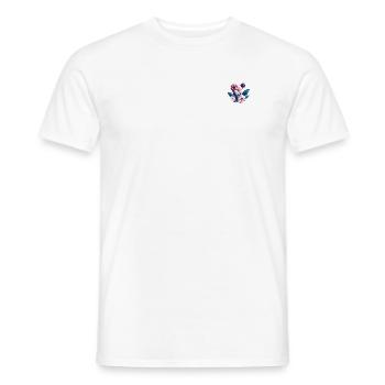 Flowers, bouquet, floristry, nursery - Men's T-Shirt - white - Front - AI Model Male 178 dark (178cm)