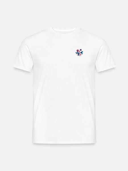 Fiori, bouquet, fiori, vivaio - T-shirt uomo - bianco