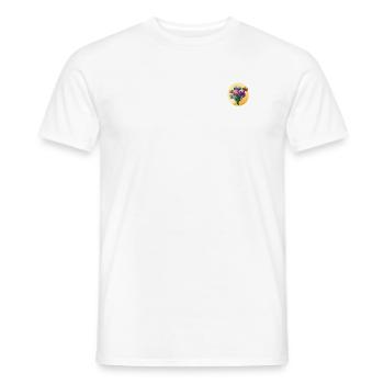 Bouquet de fleurs fleuristerie - T-shirt homme - blanc - Devant - AI Model Male 178 dark (178cm)