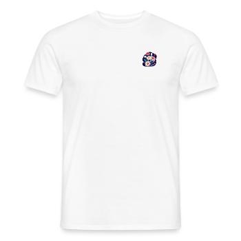 Flowers Bouquet Floristry Nature Flower meadow - Men's T-Shirt - white - Front - AI Model Male 178 dark (178cm)