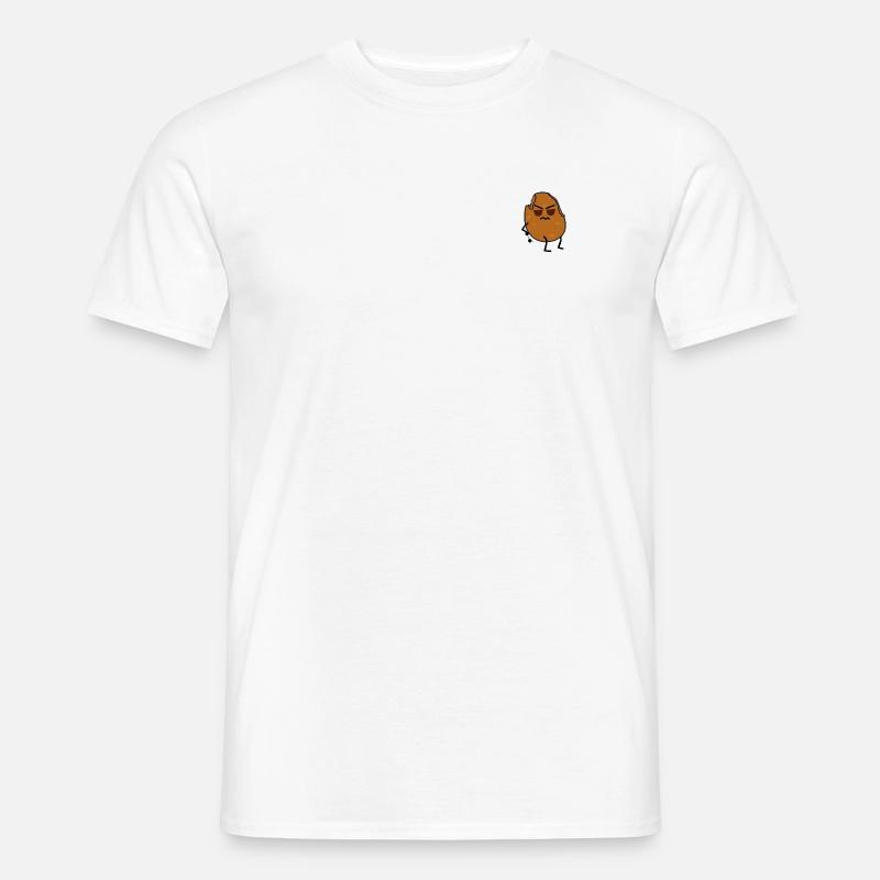 Schlechte Kartoffel - Männer T-Shirt - Weiß