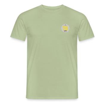 Modèle 78 - T-shirt homme - vert sauge - Devant - AI Model Male 178 light (178cm)