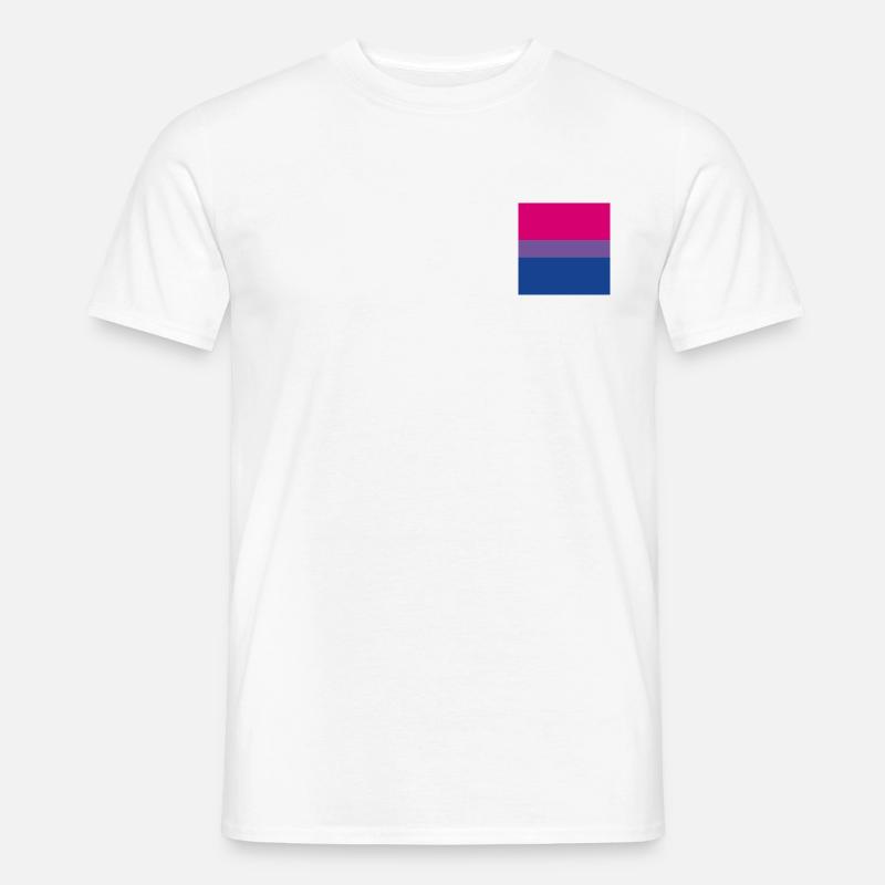 Official Bisexual Flag - Männer T-Shirt - Weiß