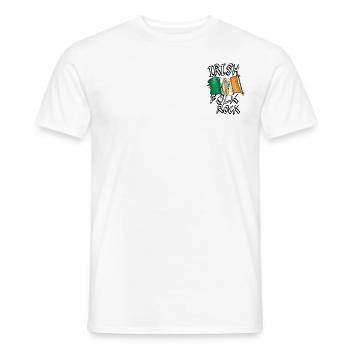 Irish Folk Rock - Männer T-Shirt - Weiß - Vorne - AI Model Male 178 dark (178cm)