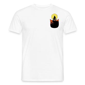 Werwolf - Männer T-Shirt - Weiß - Vorne - AI Model Male 178 dark (178cm)