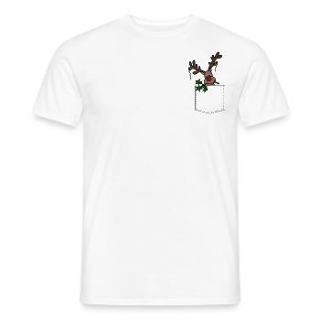 Christmas - Men's T-Shirt - white - Front - AI Model Male 178 dark (178cm)