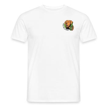 Liebe Bier Tier Hund - Männer T-Shirt - Weiß - Vorne - AI Model Male 178 dark (178cm)