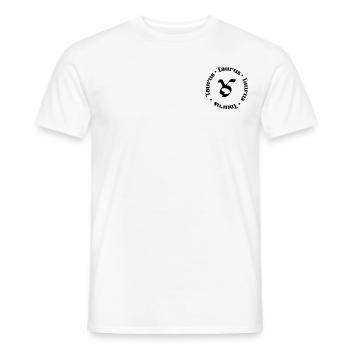 Signes du zodiaque | Taureau - T-shirt homme - blanc - Devant - AI Model Male 178 dark (178cm)