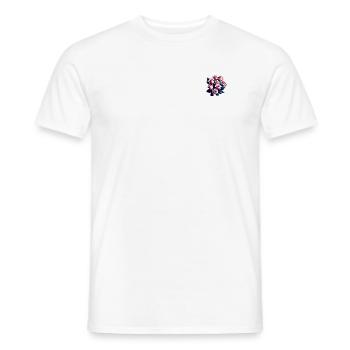 Flowers bouquet roses floristry - Men's T-Shirt - white - Front - AI Model Male 178 dark (178cm)