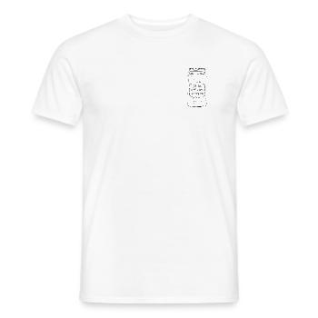 Ich bin nicht sauer, nur eingelegt. - Männer T-Shirt - Weiß - Vorne - AI Model Male 178 dark (178cm)