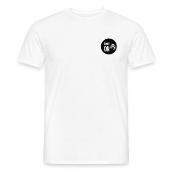 Das Spiel geht weiter - Männer T-Shirt - Weiß - Vorne - AI Model Male 178 dark (178cm)