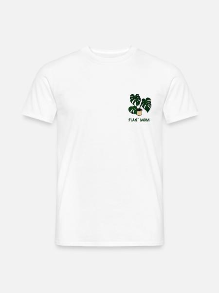 Plant Mom - Männer T-Shirt - Weiß