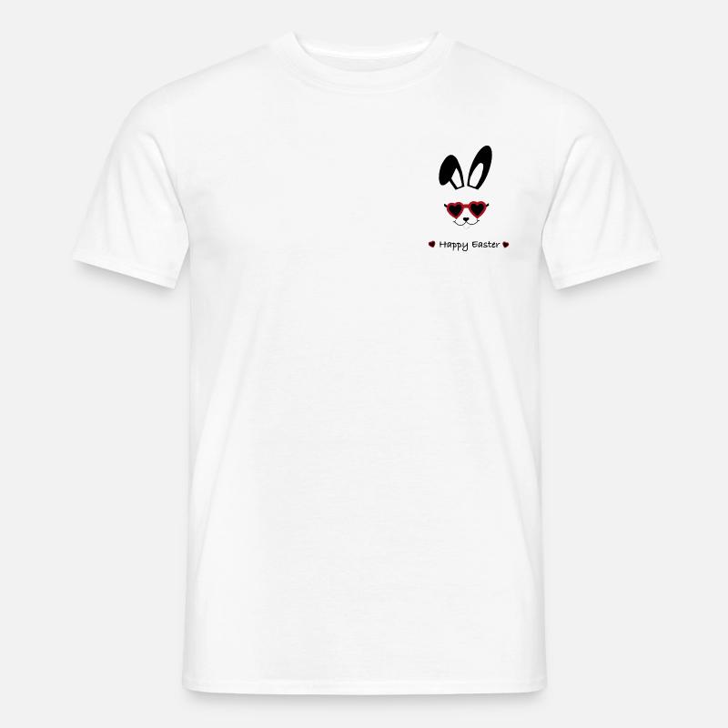 Happy Easter - Männer T-Shirt - Weiß