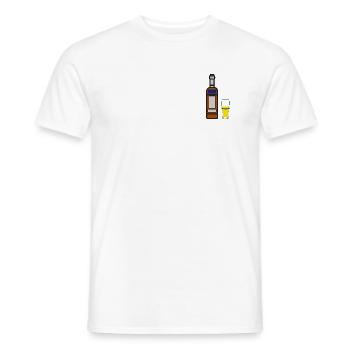 Original party aperitif gift - Men's T-Shirt - white - Front - AI Model Male 178 dark (178cm)
