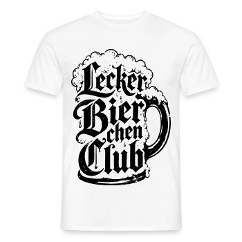Version chope de bière du Delicious Beer Club - T-shirt homme - blanc - Devant - AI Model Male 178 dark (178cm)