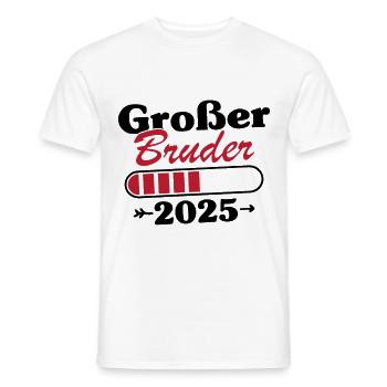Großer Bruder Loading 2025 - Männer T-Shirt - Weiß - Vorne - AI Model Male 178 dark (178cm)