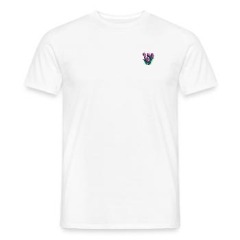 Blumen Blumenstrauß Floristik - Männer T-Shirt - Weiß - Vorne - AI Model Male 178 dark (178cm)