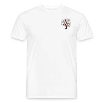 Baum - Männer T-Shirt - Weiß - Vorne - AI Model Male 178 dark (178cm)