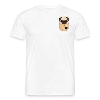 Kawaii Taschen Mobs - Männer T-Shirt - Weiß - Vorne - AI Model Male 178 dark (178cm)