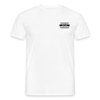 Déclaration pas surprise - T-shirt homme - blanc - Devant - AI Model Male 178 dark (178cm)