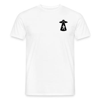Enlèvement extraterrestre - T-shirt homme - blanc - Devant - AI Model Male 178 dark (178cm)