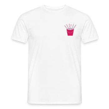 Mallorca - Team Sangria - Chest Logo - Men's T-Shirt - white - Front - AI Model Male 178 dark (178cm)