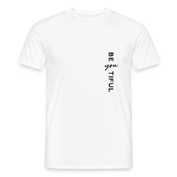 Sei du selbst! - Männer T-Shirt - Weiß - Vorne - AI Model Male 178 dark (178cm)