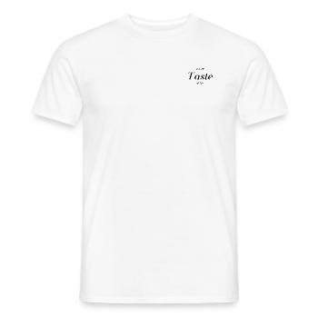 Goût de la vie - T-shirt homme - blanc - Devant - AI Model Male 178 dark (178cm)