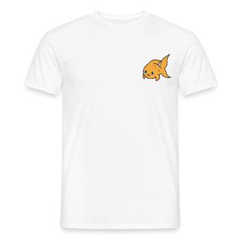 Emyl the goldfish - Men's T-Shirt - white - Front - AI Model Male 178 dark (178cm)