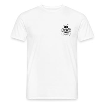 live love rescue - Männer T-Shirt - Weiß - Vorne - AI Model Male 178 dark (178cm)