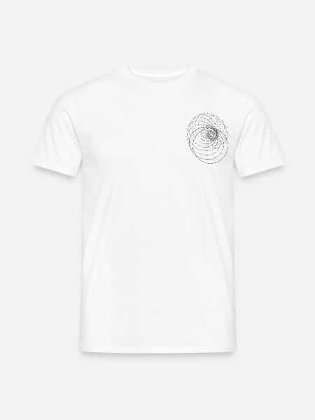 spiral - Männer T-Shirt - Weiß