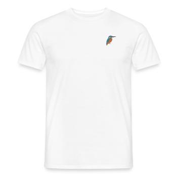 kingfisher - Men's T-Shirt - white - Front - AI Model Male 178 dark (178cm)