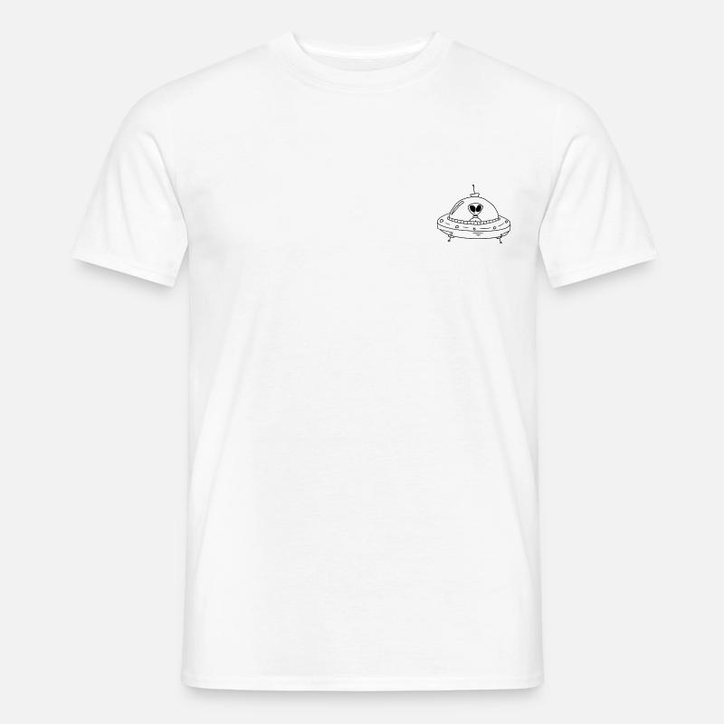 UFO - Männer T-Shirt - Weiß
