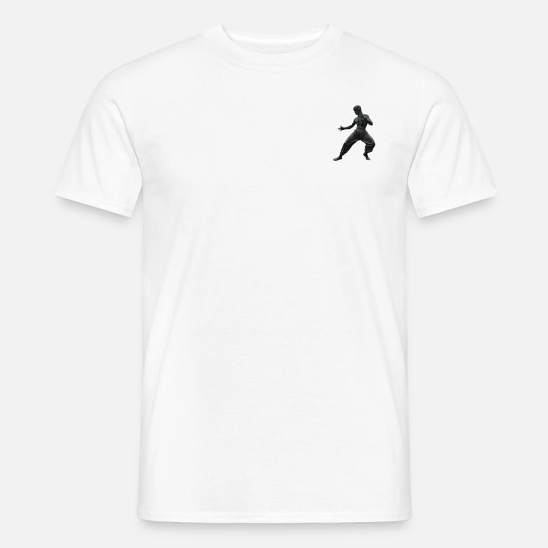 Bruce Lee - Männer T-Shirt - Weiß