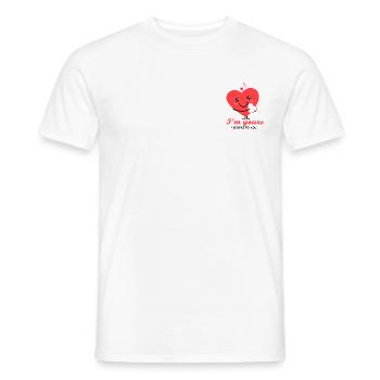 Ich gehöre dir, ich gehöre dir, verliebtes Paar - Männer T-Shirt - Weiß - Vorne - AI Model Male 178 dark (178cm)