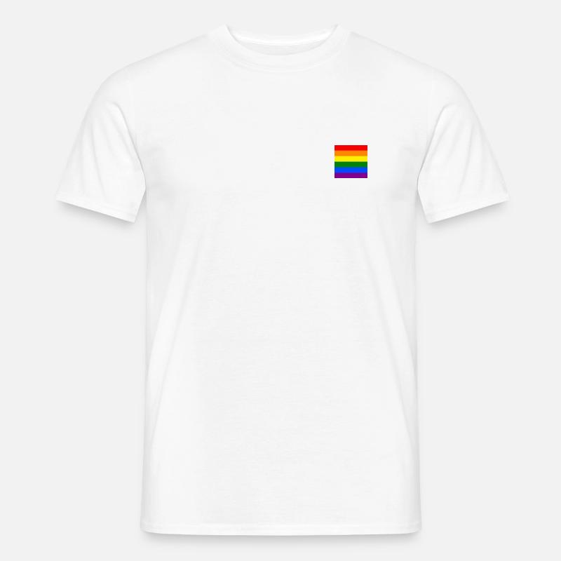 Rainbow Pride - Männer T-Shirt - Weiß
