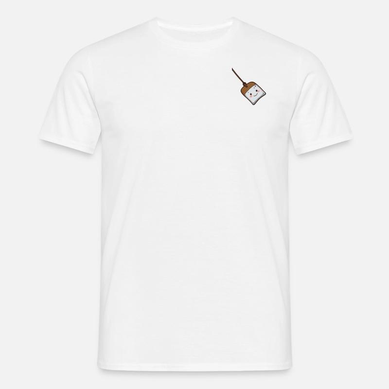 Niedlicher Comic-Teebeutel - Männer T-Shirt - Weiß